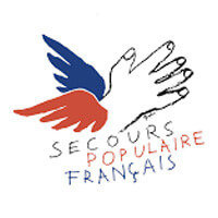 Logo Secours populaire français - Comptoir Gourmand Cornebarrieu Chez Granny